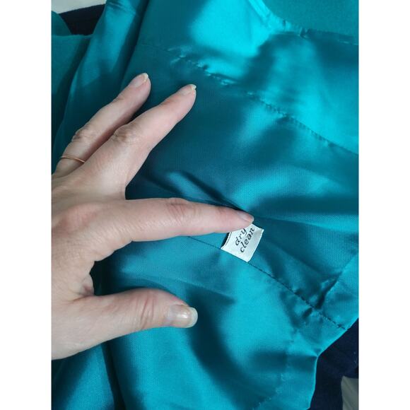 Vintage 80s  Miss Pendleton Blazer womens Navy teal virgin wool made in USA sz M - Picture 5 of 5